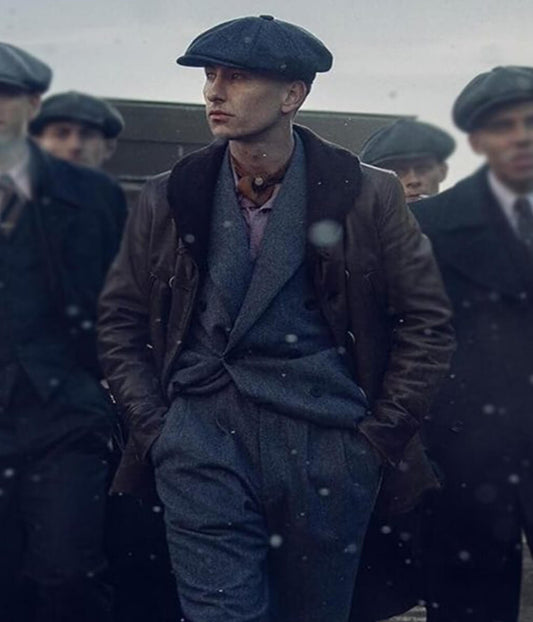 Peaky Blinders: The Immortal Man 2026 Barry Keoghan Leather Jacket