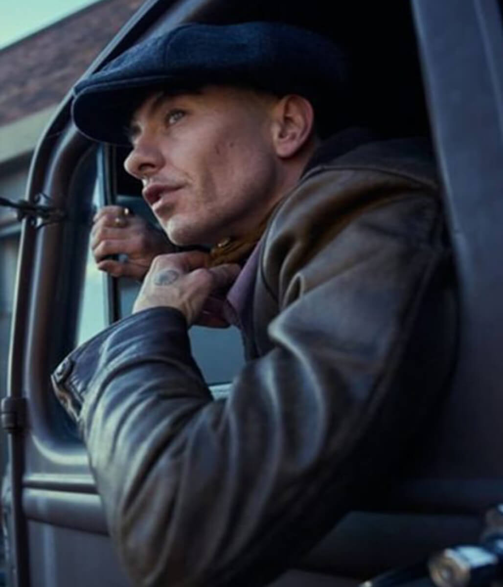 Peaky Blinders: The Immortal Man 2026 Barry Keoghan Leather Jacket
