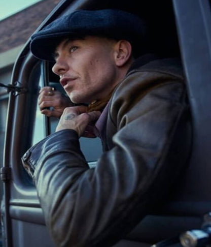 Peaky Blinders: The Immortal Man 2026 Barry Keoghan Leather Jacket