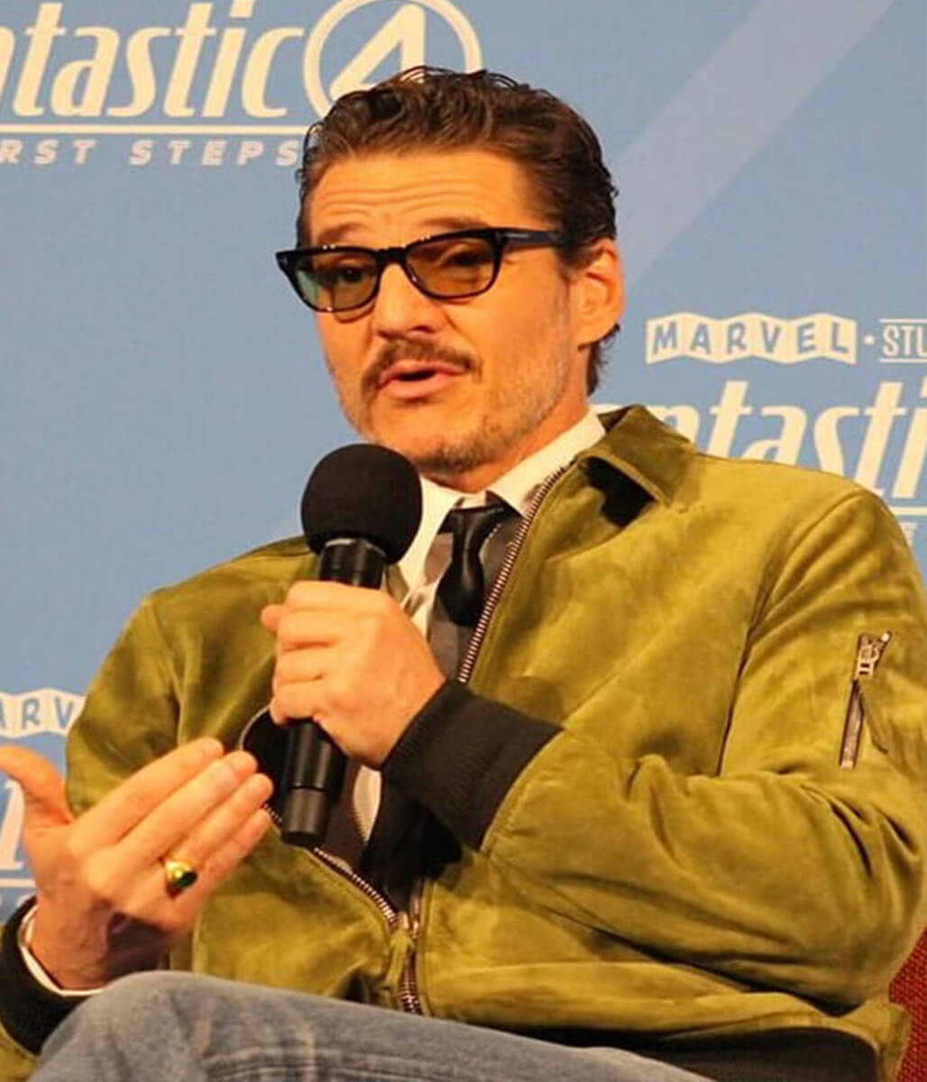 Pedro Pascal Fantastic 4 Premiere Suede Jacket