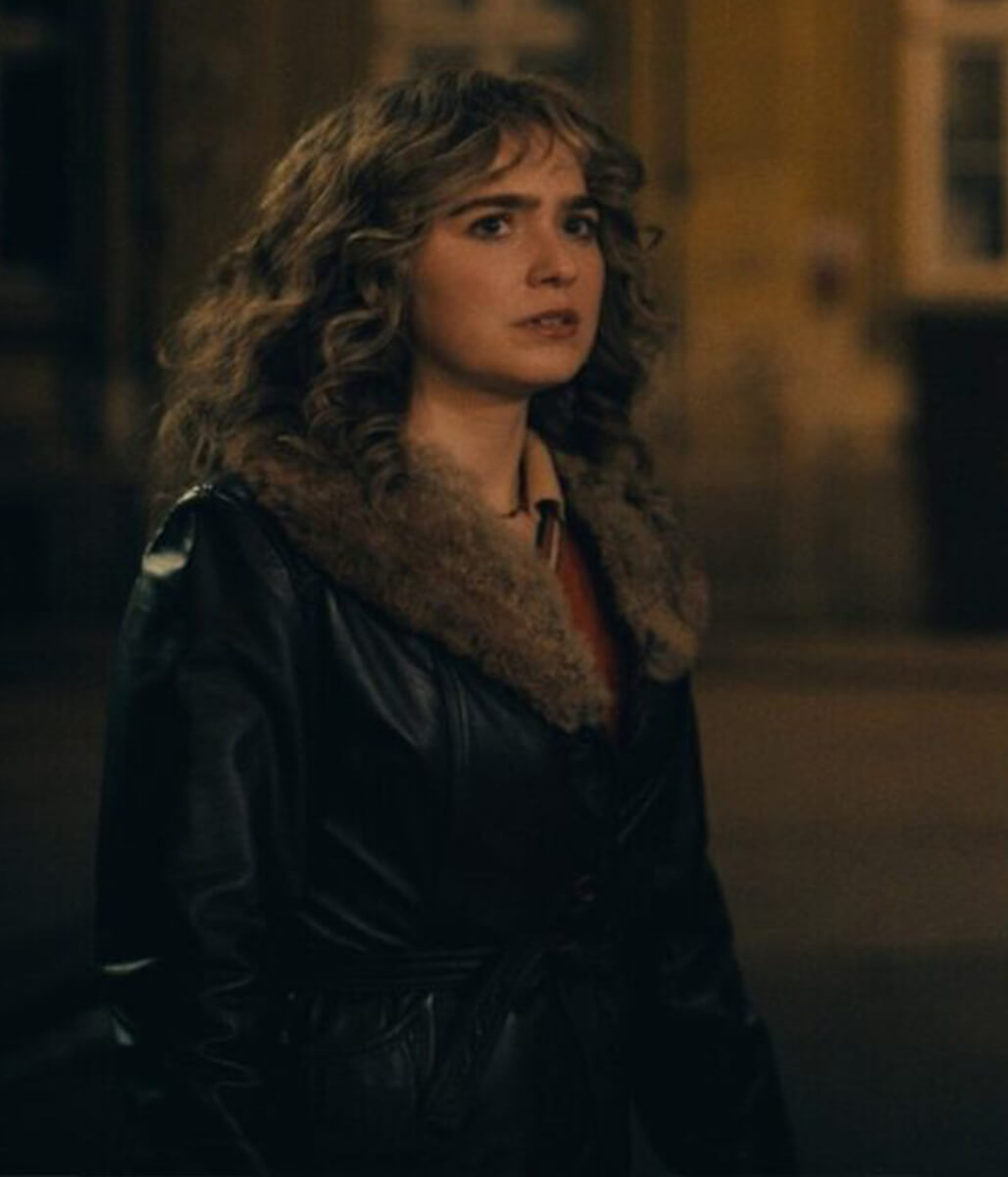 Ponies 2026 Haley Lu Richardson Black Leather Jacket