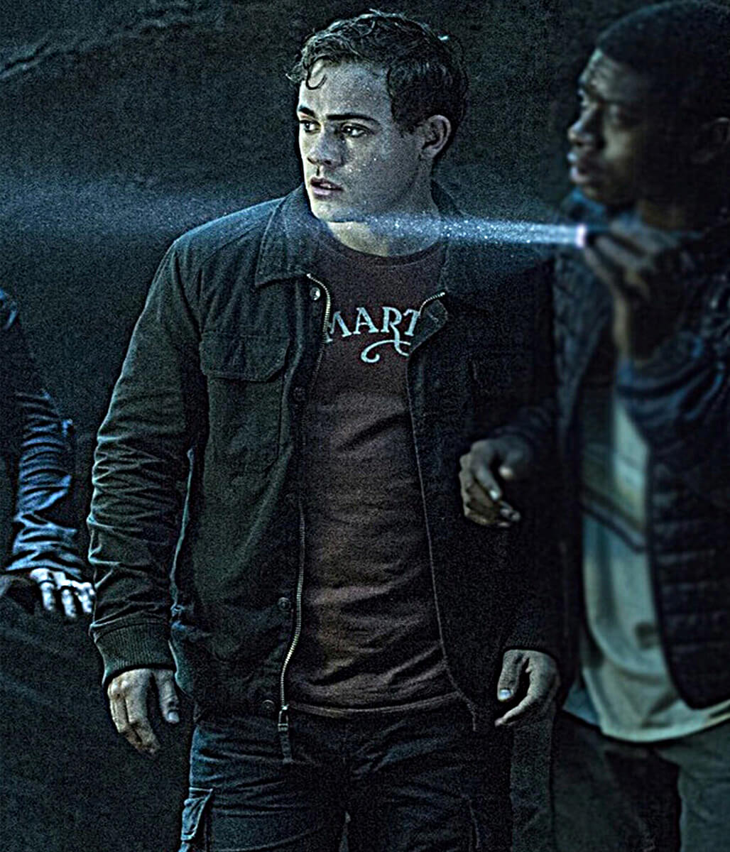 Power Rangers Dacre Montgomery Grey Cotton Jacket