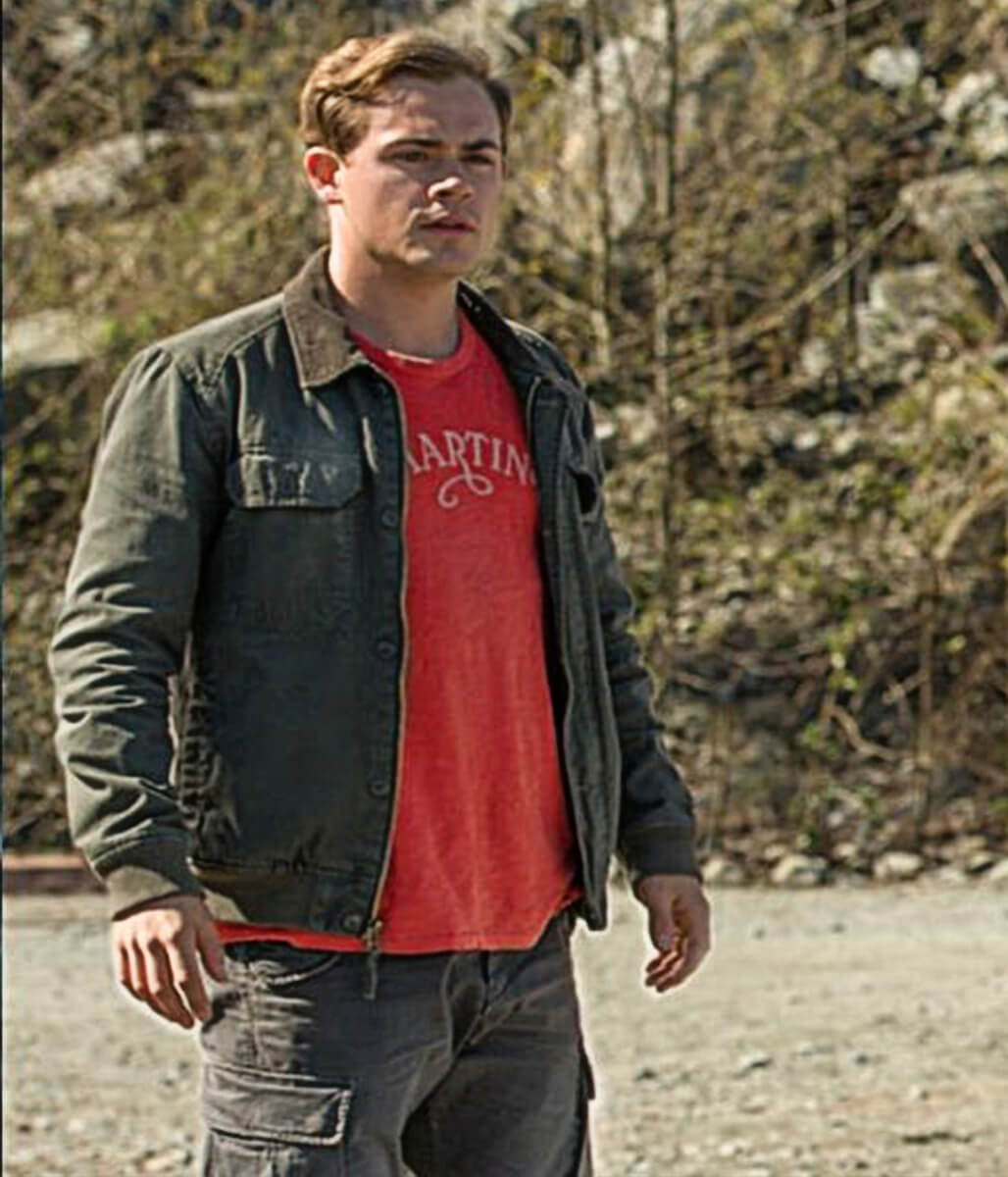 Power Rangers Dacre Montgomery Grey Cotton Jacket