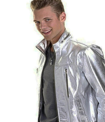 Power Rangers Megaforce Orion Silver Leather Jacket