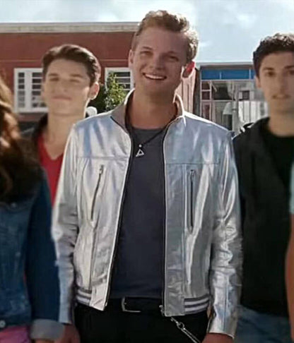 Power Rangers Megaforce Orion Silver Leather Jacket