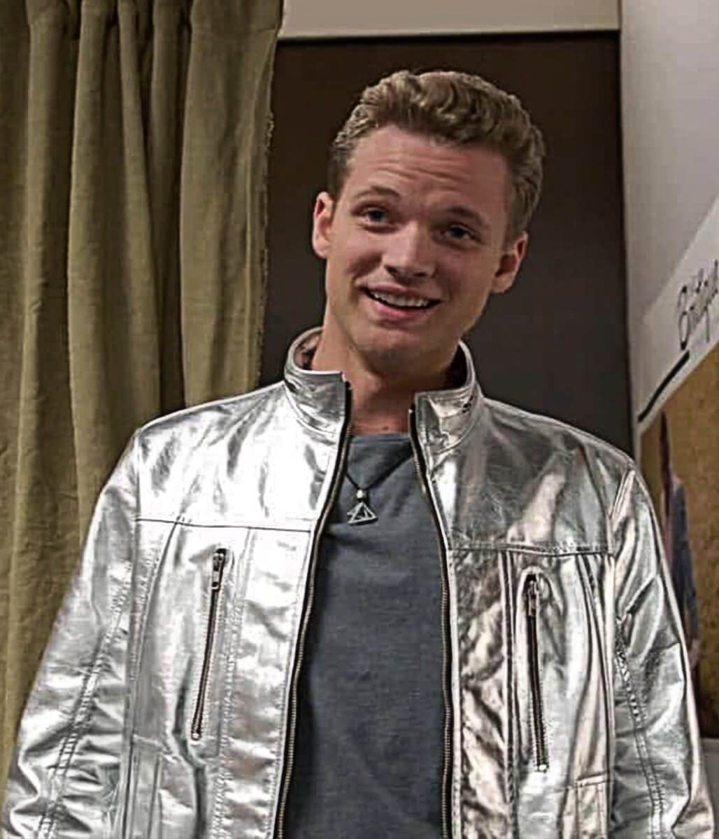 Power Rangers Megaforce Orion Silver Leather Jacket