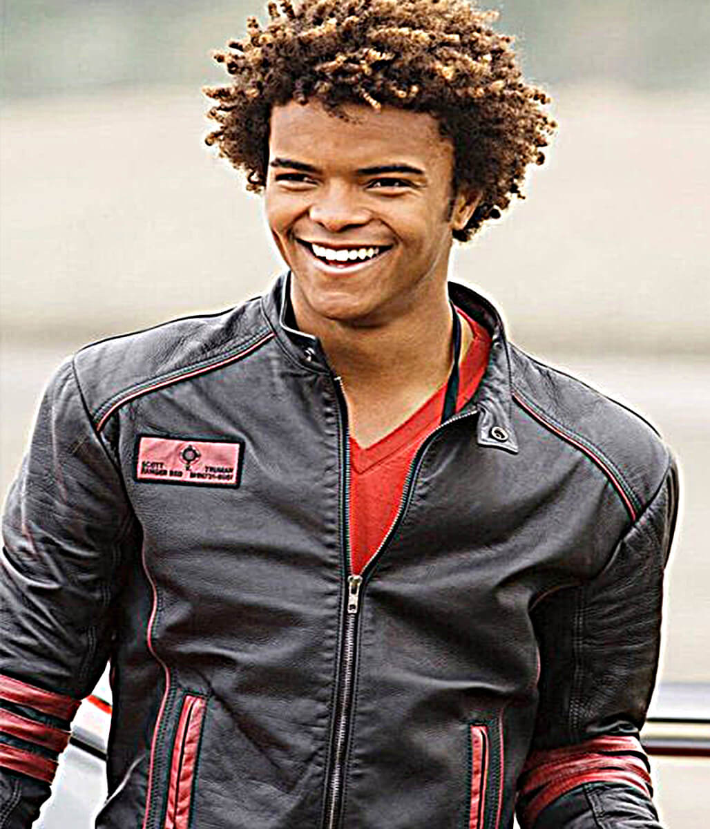Power Rangers RPM Scott Truman Black Leather Jacket