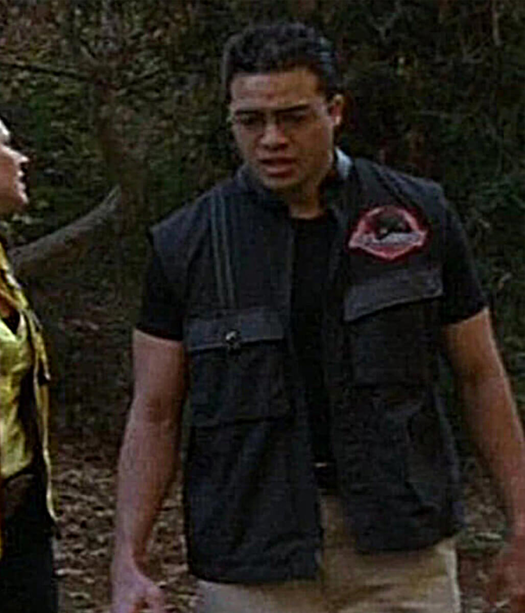 Power Rangers Wild Force Danny Delgado Black Cotton Vest