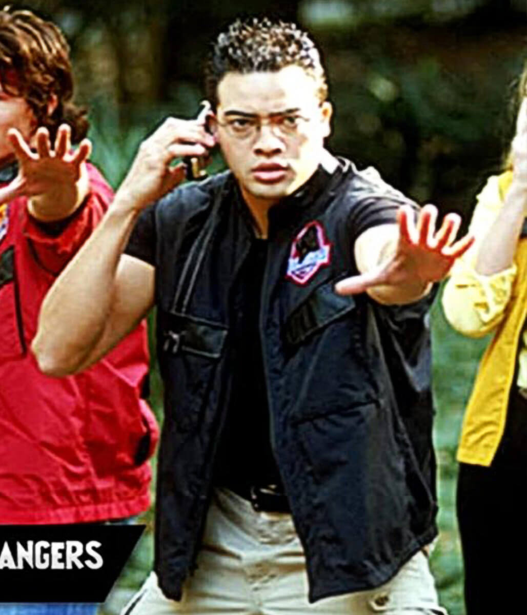 Power Rangers Wild Force Danny Delgado Black Cotton Vest