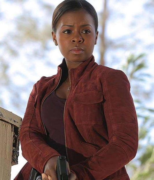 Rachel Brooks Justified S06 Burgundy Suede Jacket