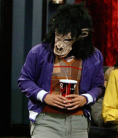 Raj Koothrappali Big Bang S01 Purple Track Jacket