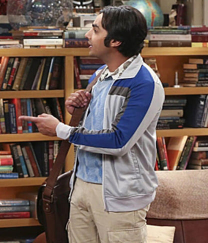 Raj Koothrappali Big Bang Theory S03 White Track Jacket