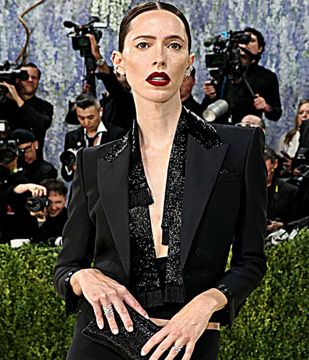 Rebecca Hall Met Gala 2026 Black Wool Blazer