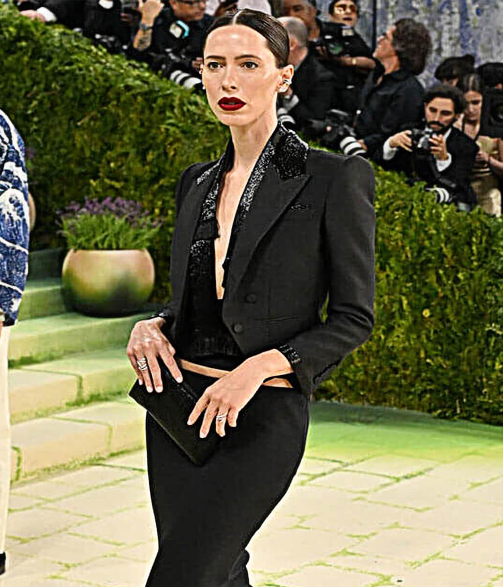 Rebecca Hall Met Gala 2026 Black Wool Blazer