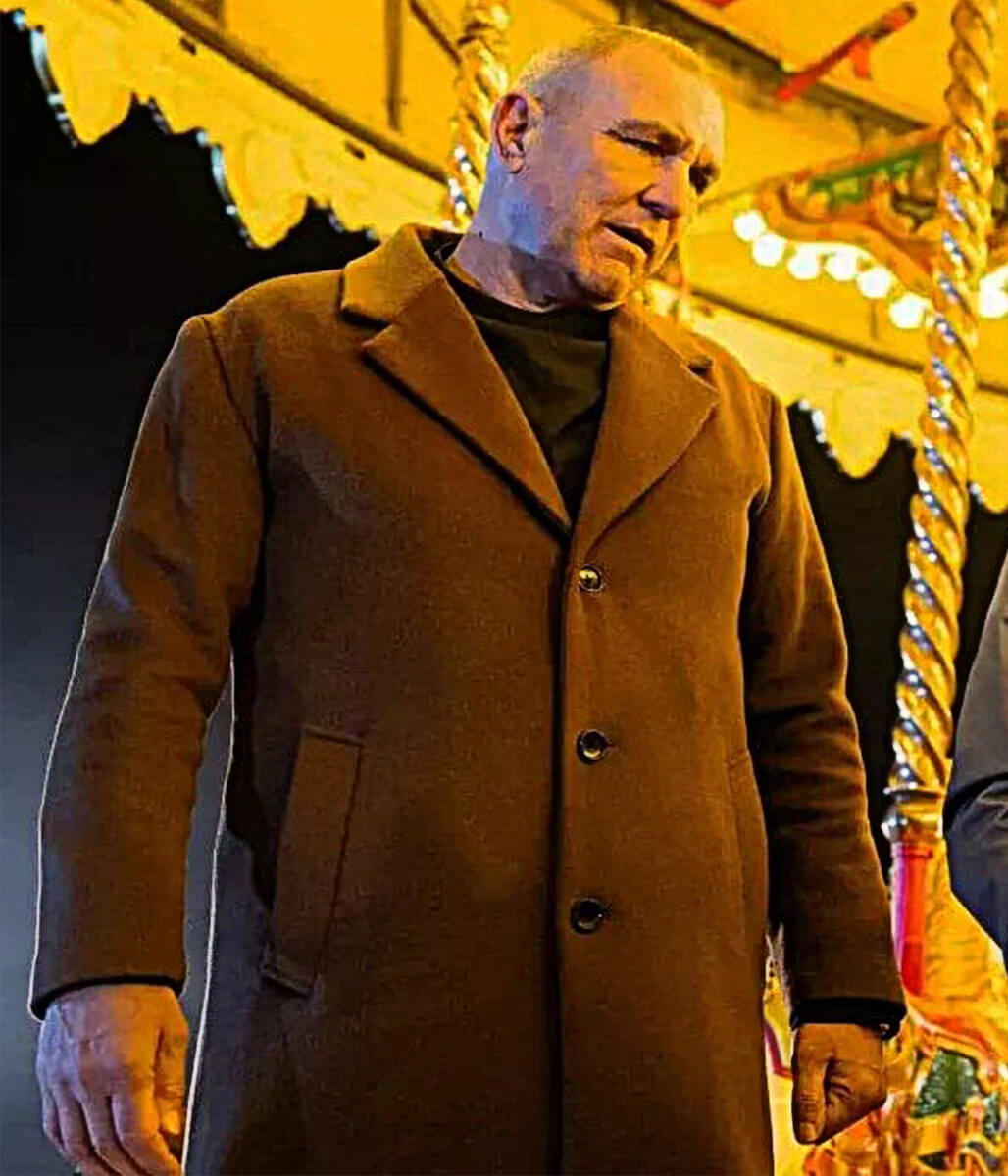 Reckless 2026 Vinnie Jones Brown Long Coat