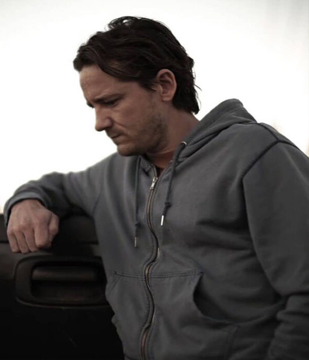 Remarkably Bright Creatues 2026 Lewis Pullman Grey ZipUp Hoodie