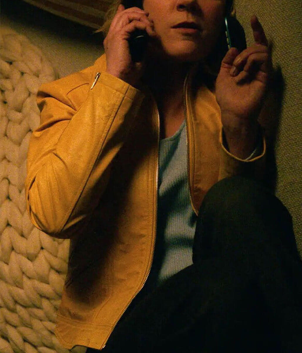 Rhea Seehorn The Haunting New Pluribus Leather Jacket