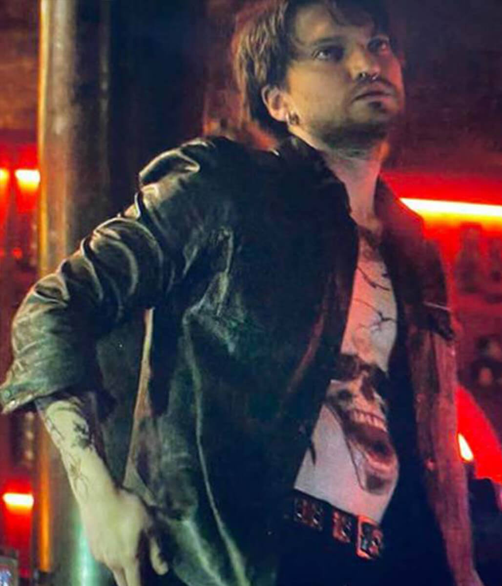 Richard Harmon Final Destination Bloodlines 2025 Erick Black Jacket