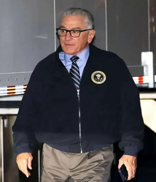 Robert De Niro Zero Day 2025 George Mullen Blue Jacket