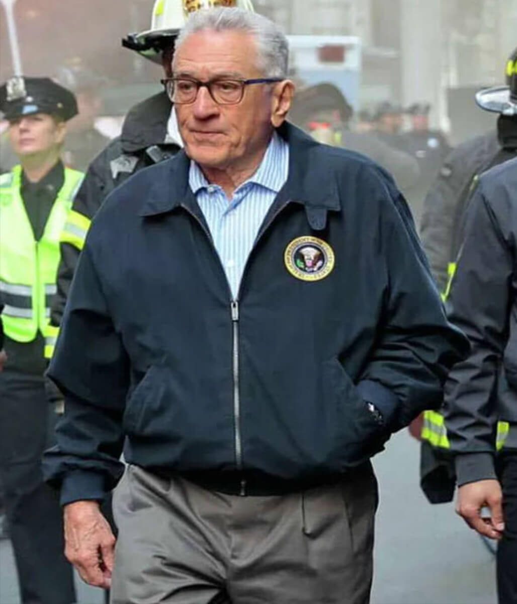 Robert De Niro Zero Day 2025 George Mullen Blue Jacket