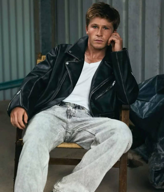 Robert Irwin Black Leather Jacket