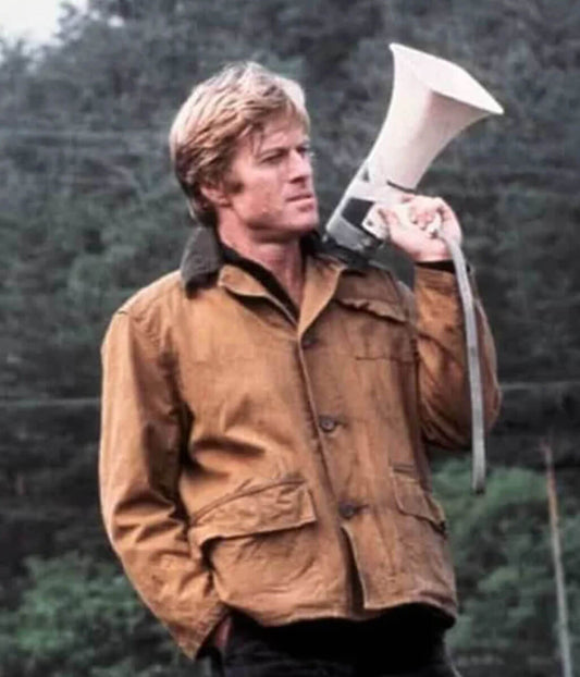 Robert Redford Brubaker Brown Cotton Jacket