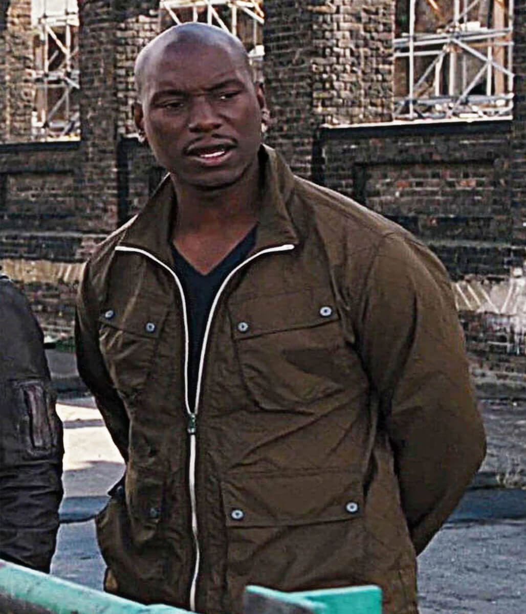 Roman Pearce Fast & Furious 6 Brown Cotton Jacket