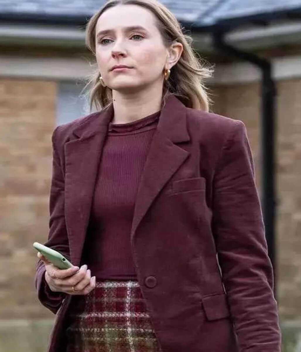 Rose Ayling-Ellis Code Of Silence 2025 Maroon Blazer