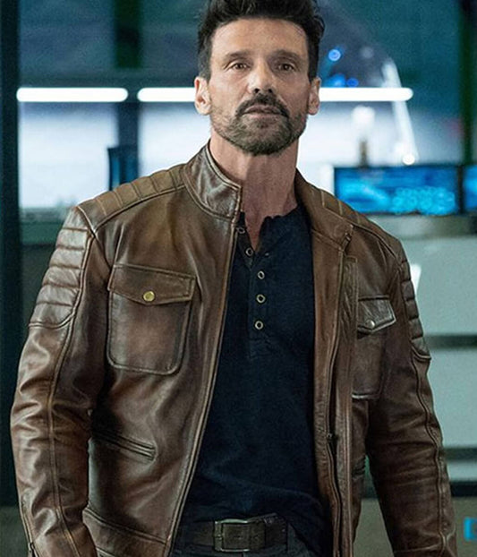 Roy Pulver Boss Level Brown Leather Jacket