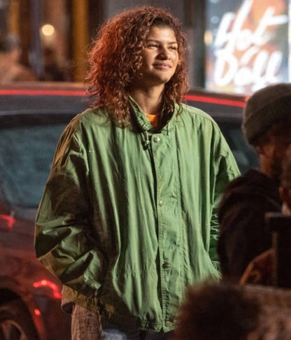 Rue Bennett Euphoria S03 Green Cotton Jacket