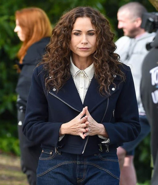 Run Away S01 Minnie Driver Black Wool Jacket
