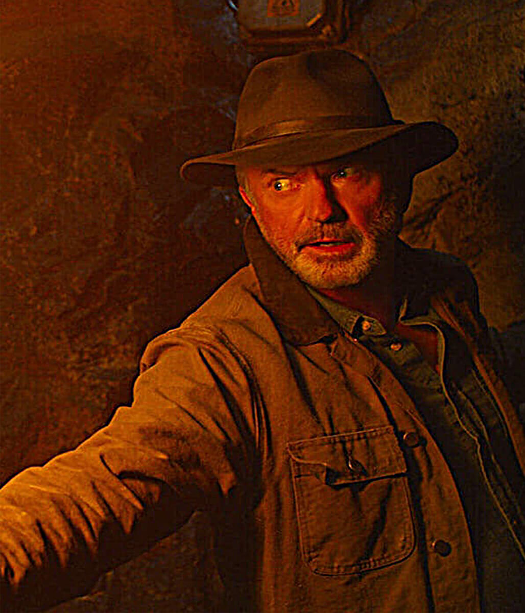 Sam Neil Jurassic Park Dominion Brown Trucker Jacket