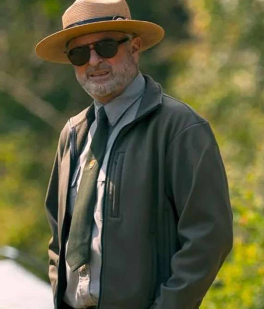 Sam Neill Untamed Fleece Green Jacket