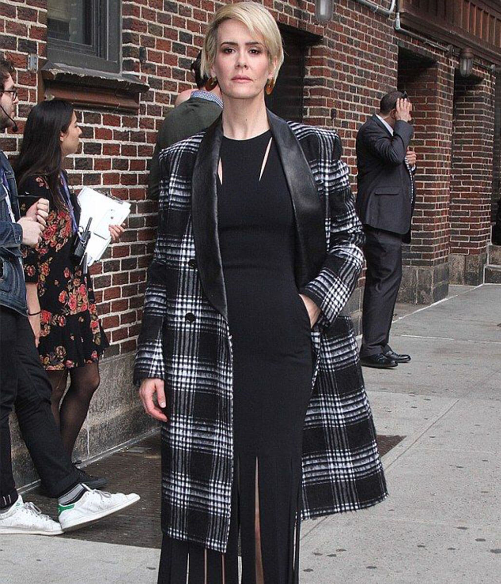 Sarah Paulson Wool Coat