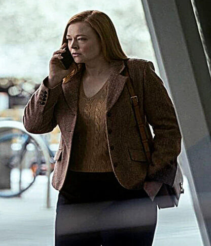 Sarah Snook All Her Fault S01 Brown Blazer