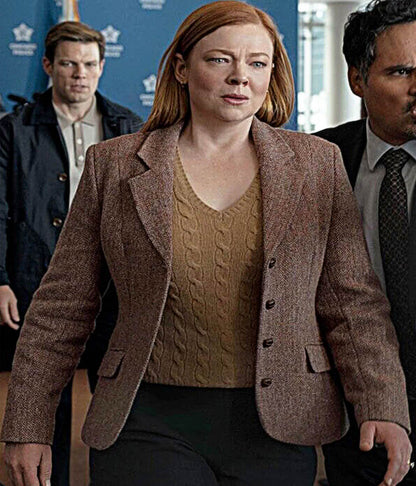 Sarah Snook All Her Fault S01 Brown Blazer