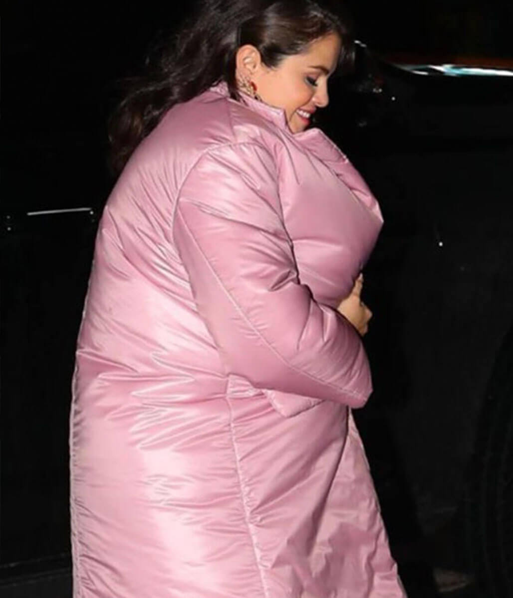 Selena Gomez Only Murders In The Building Pink Coat
