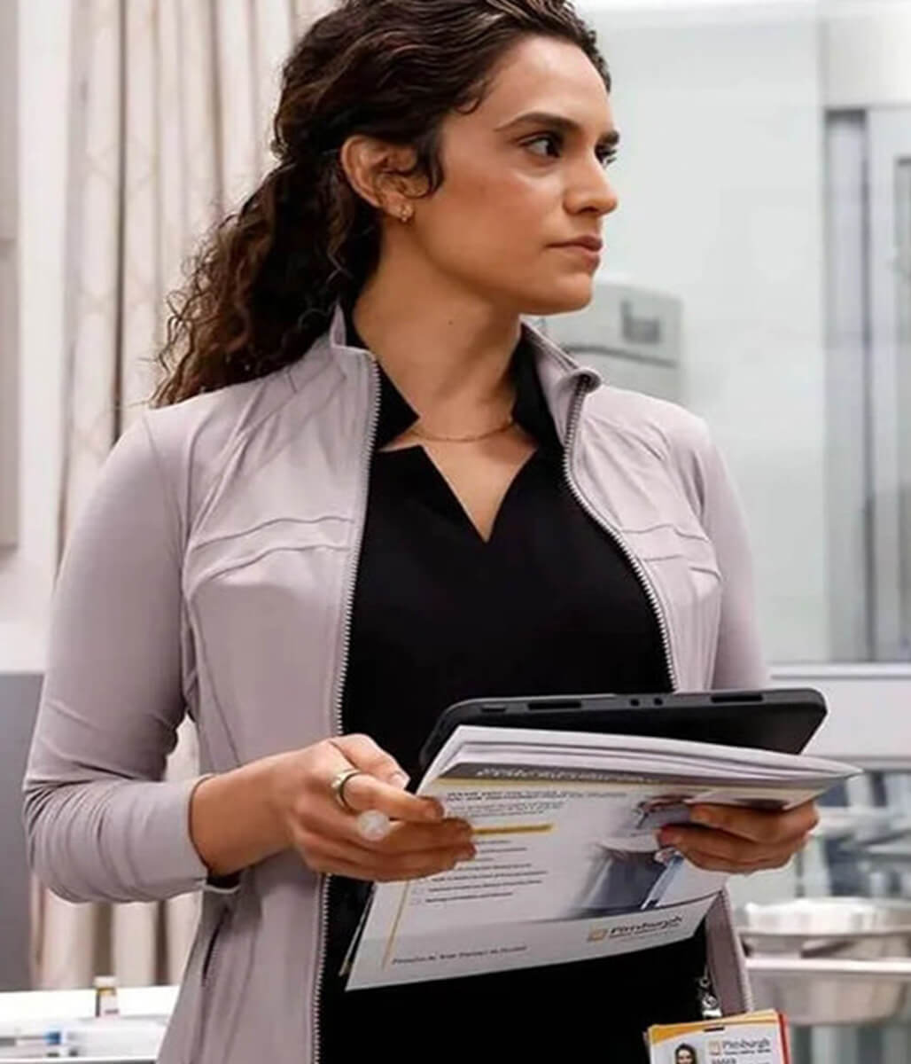 sepideh-moafi-the-pitt-grey-jacket