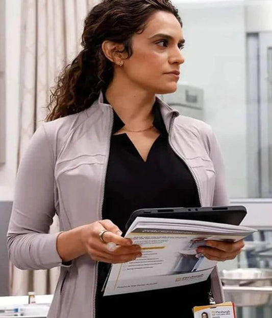 sepideh-moafi-the-pitt-grey-jacket