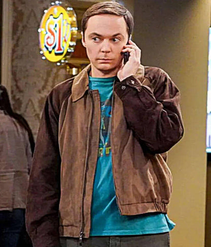 Sheldon Cooper Big Bang Theory Season 10 Brown Cotton Jacket