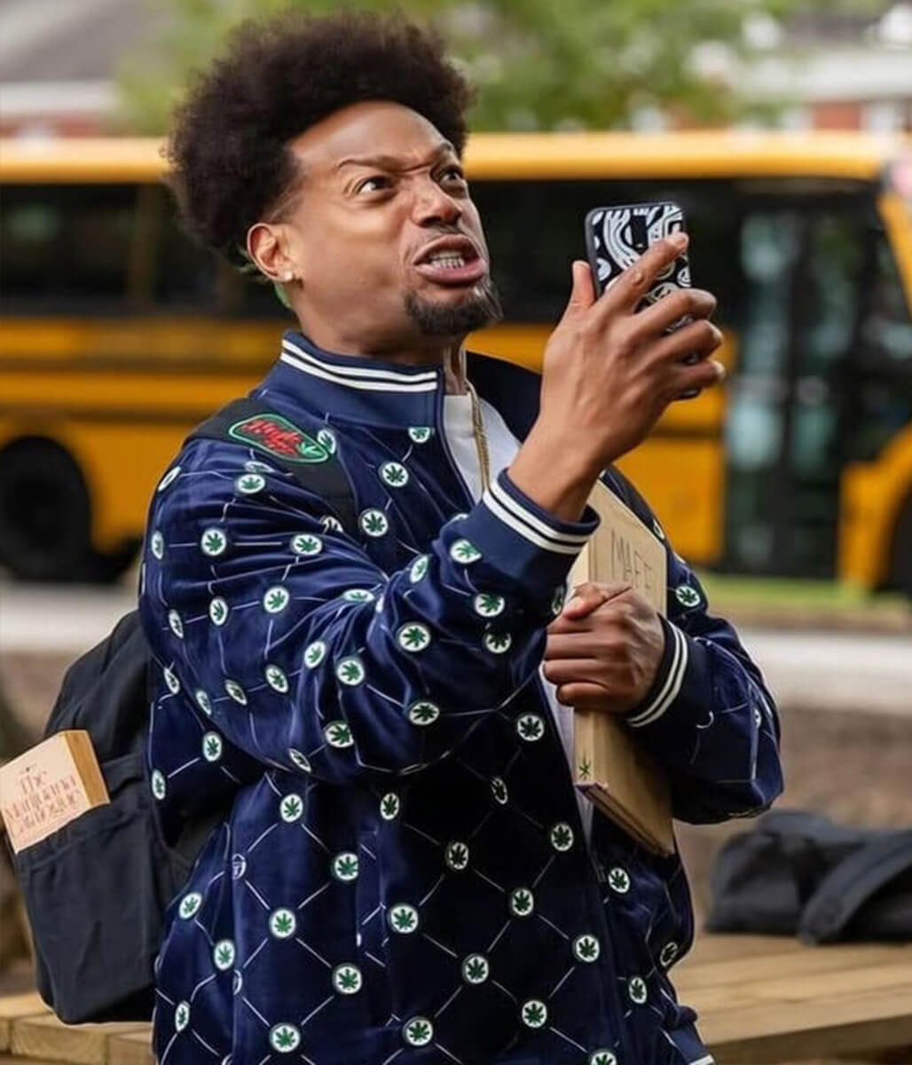 Shorty Meeks Scary Movie 6 Blue Track Jacket