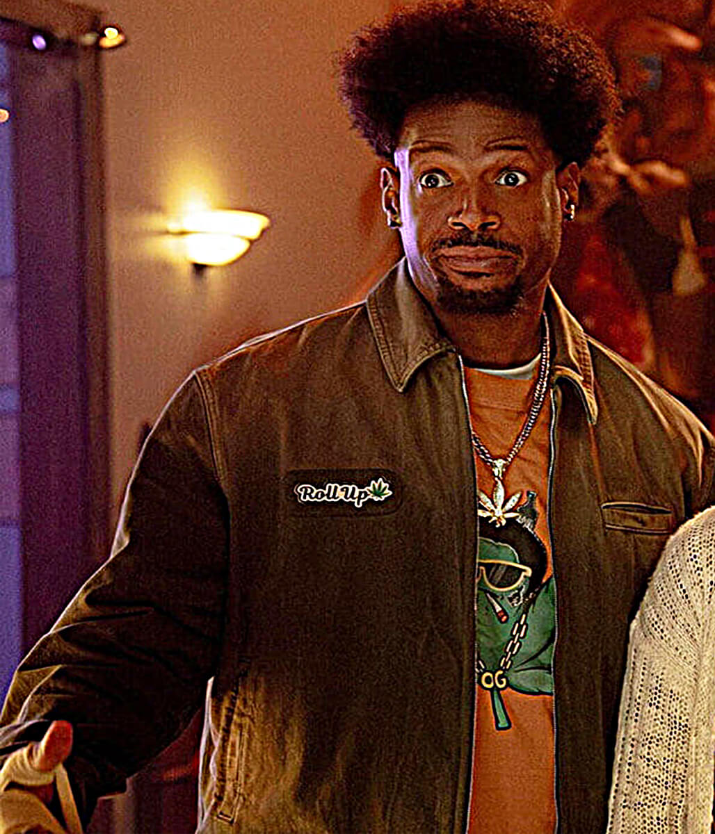Shorty Meeks Scary Movie 6 Brown Cotton Jacket