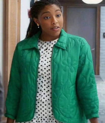 Shrinking S03 Jessica Williams Green Jacket