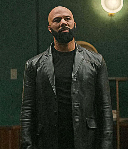 Silo S01 Robert Sims Black Leather Coat