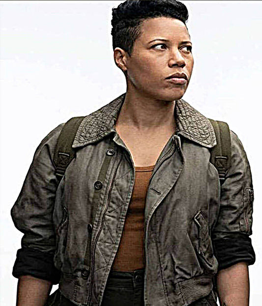 Silo S02 Shirley Campbell Grey Bomber Jacket