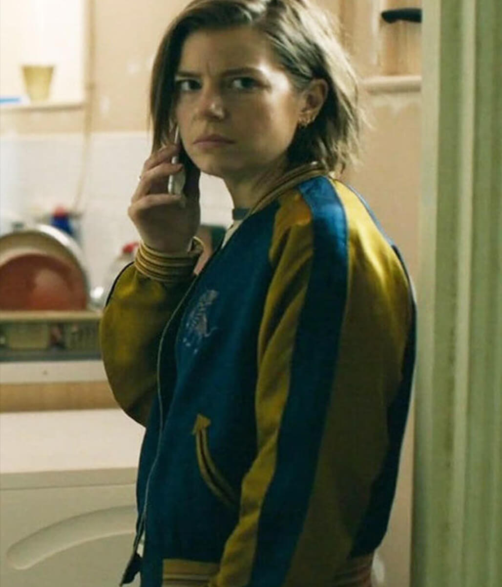 Slow Horses S03 Sherley Bender Blue Bomber Jacket