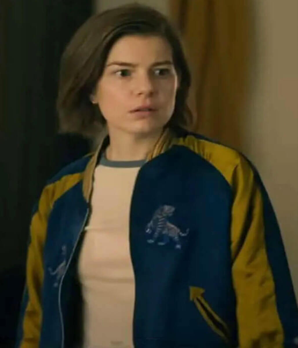 Slow Horses S03 Sherley Bender Blue Bomber Jacket