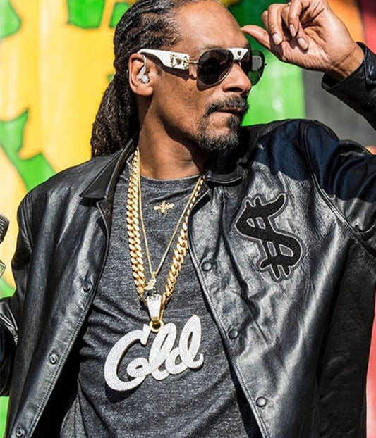 Snoop Dogg Leather Black Jacket