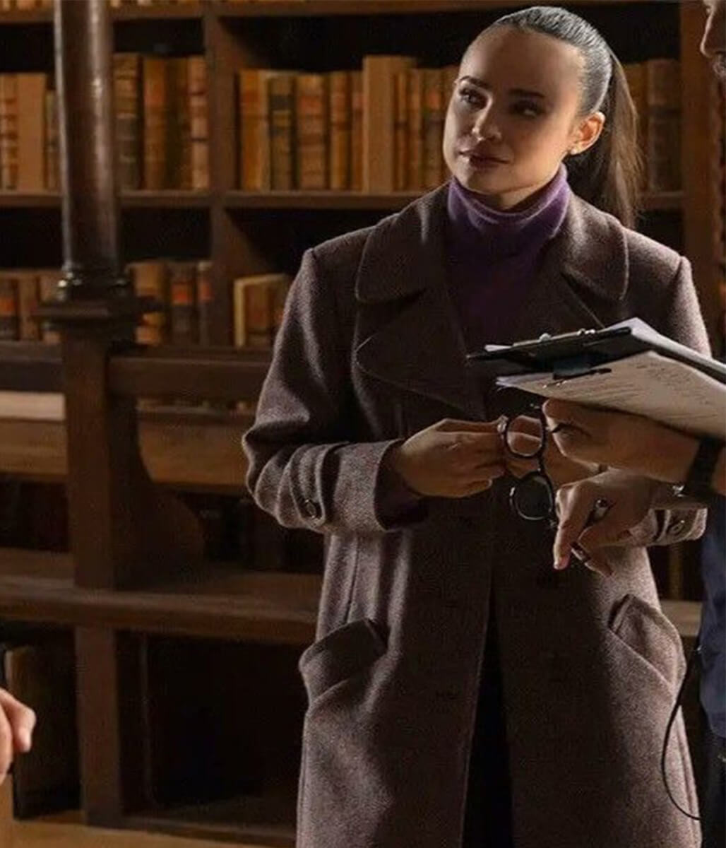 Sofia Carson My Oxford Year 2025 Wool Coat