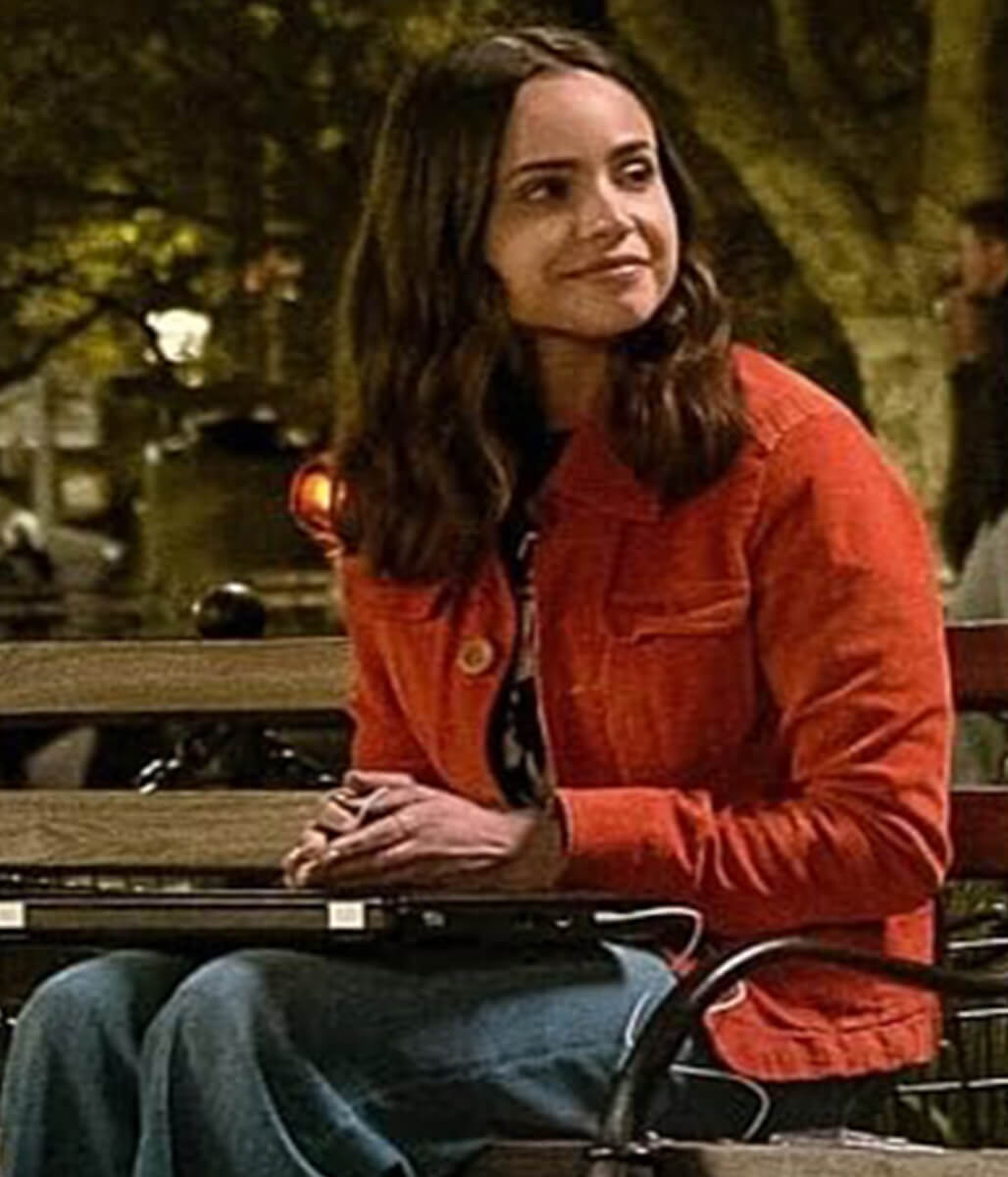 Sofia Carson The Life List 2025 Red Cotton Jacket